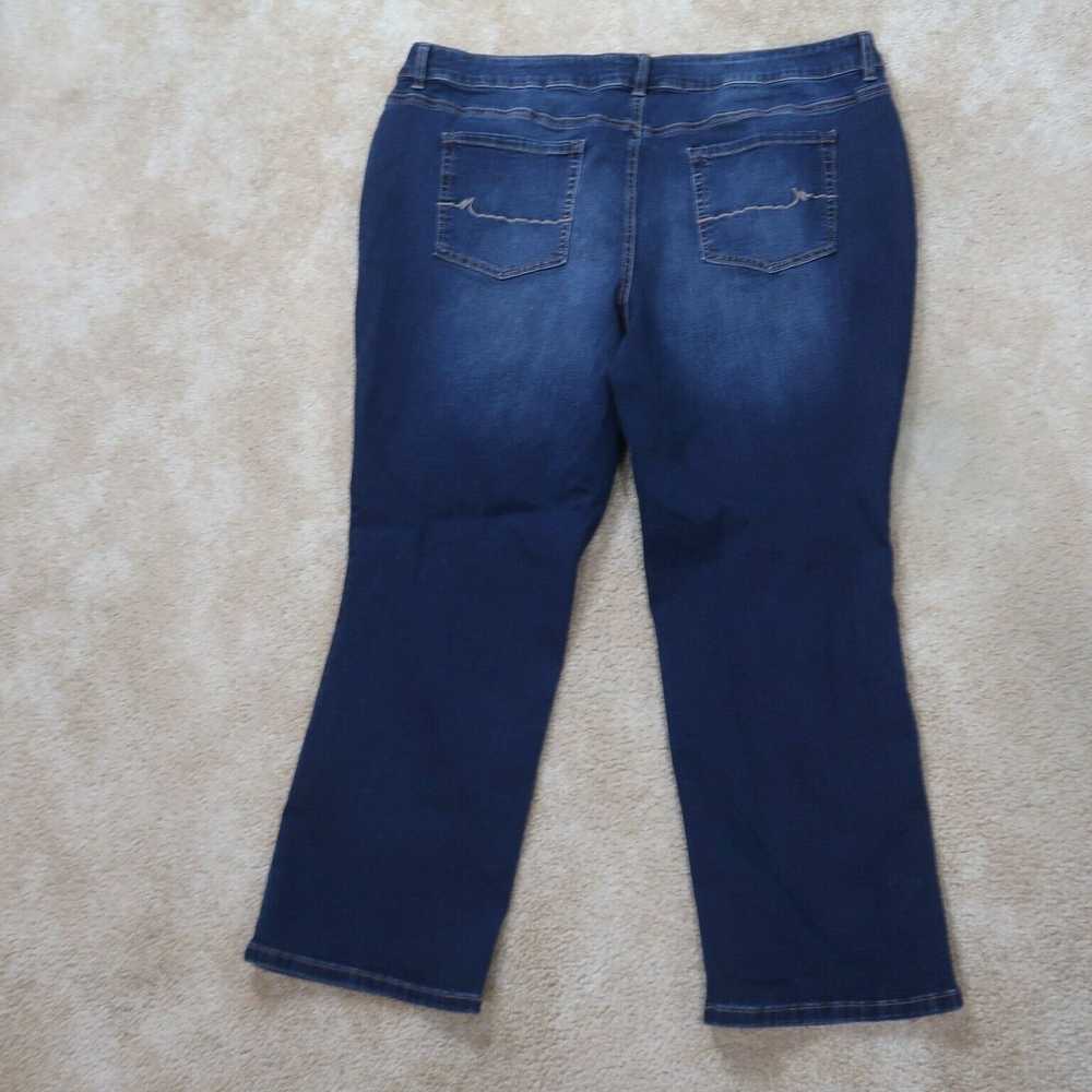 Vintage Stylish Mid Rise Women's Bootcut Fit Blue… - image 6