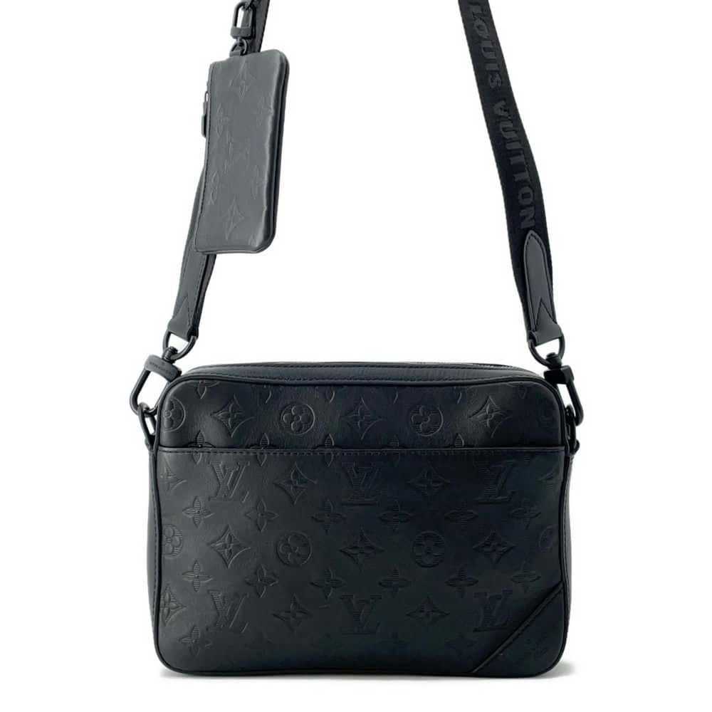 Louis Vuitton Trio Black Leather Shoulder Bag (Pr… - image 1