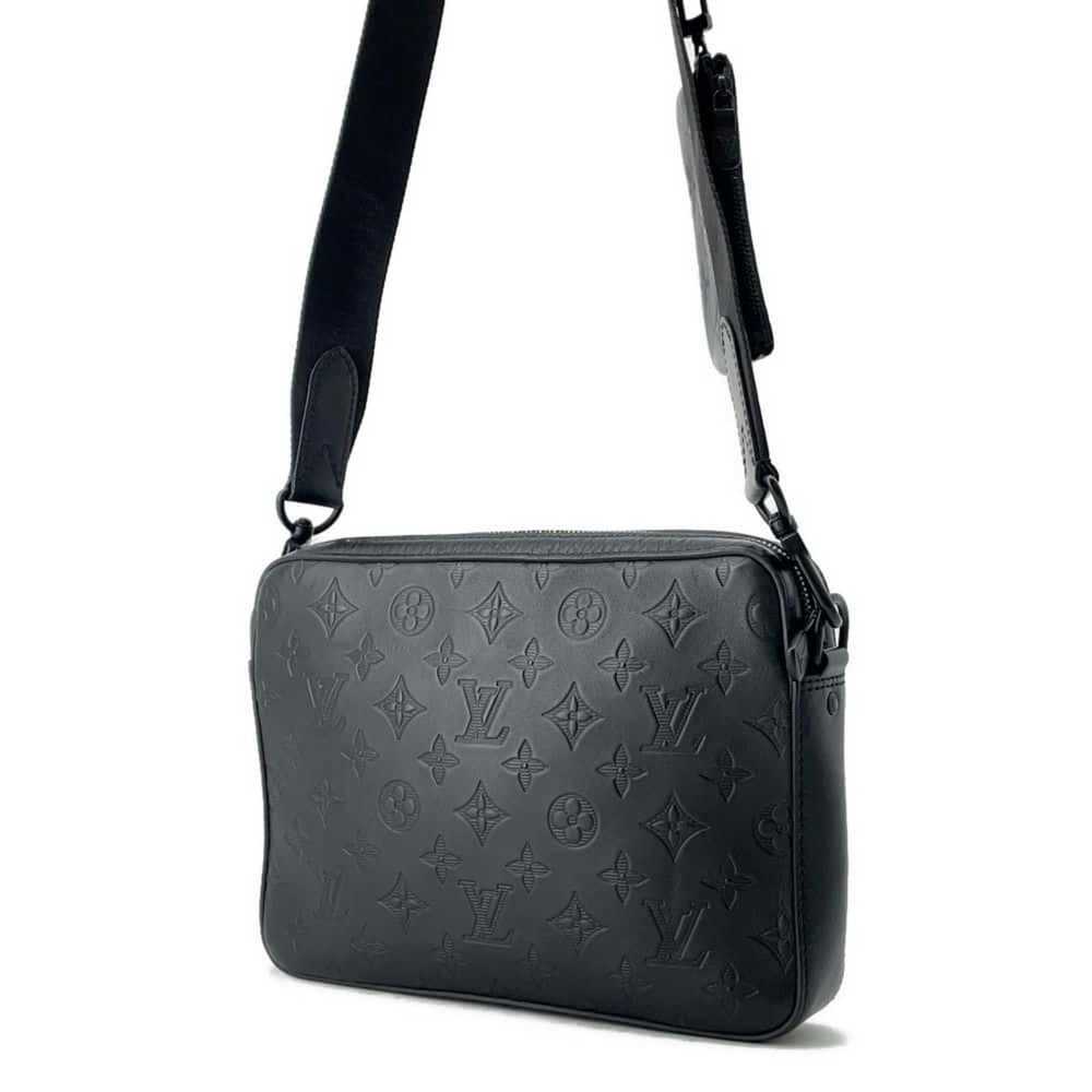 Louis Vuitton Trio Black Leather Shoulder Bag (Pr… - image 2