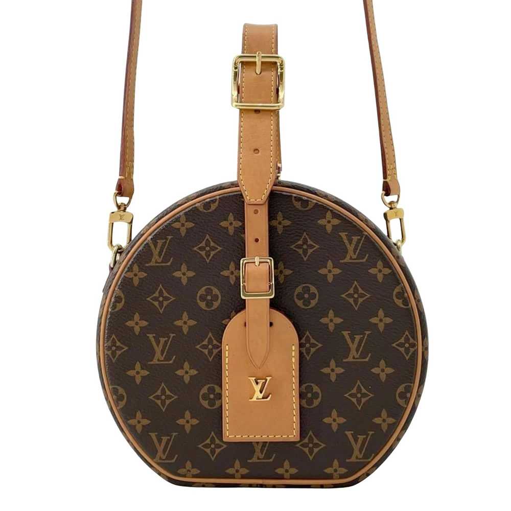 Louis Vuitton Petite Boîte À Chapeau Brown Canvas… - image 1