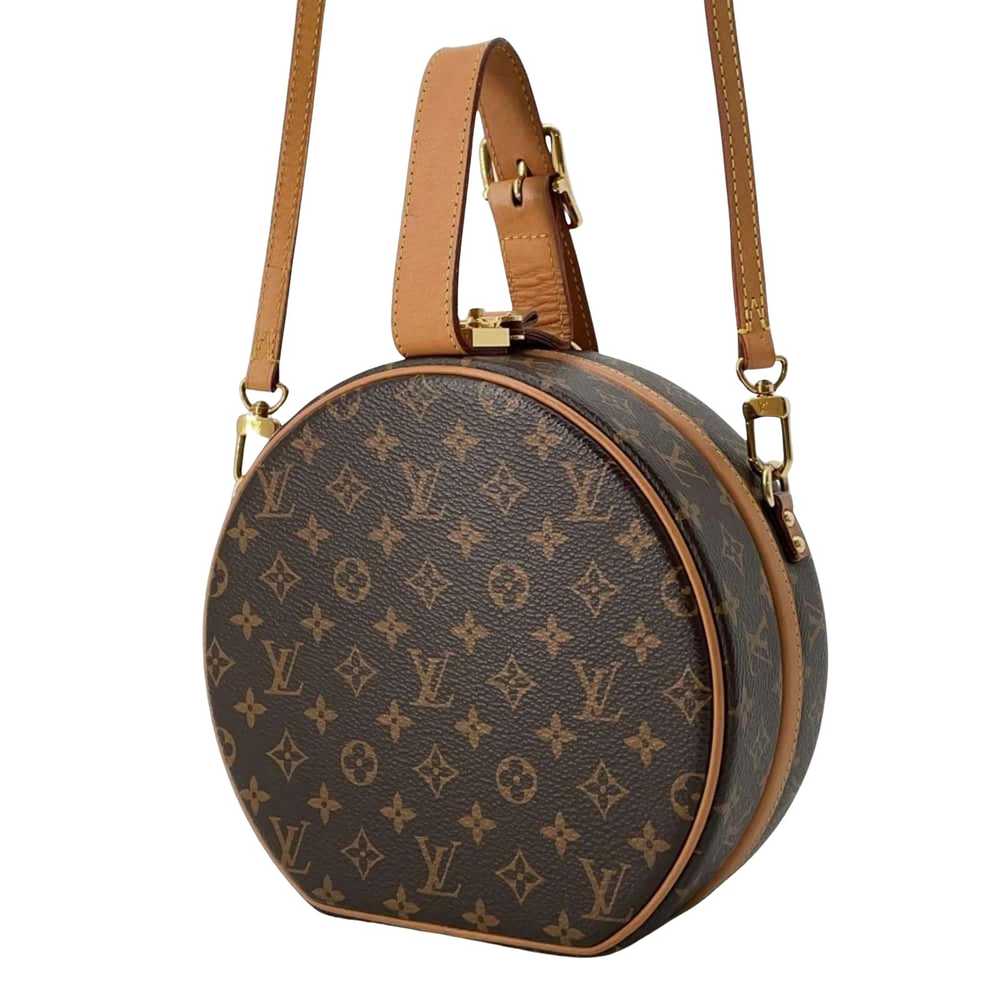 Louis Vuitton Petite Boîte À Chapeau Brown Canvas… - image 2