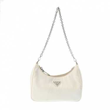 Prada Re-Edition White Synthetic Clutch Bag (Pre-… - image 1