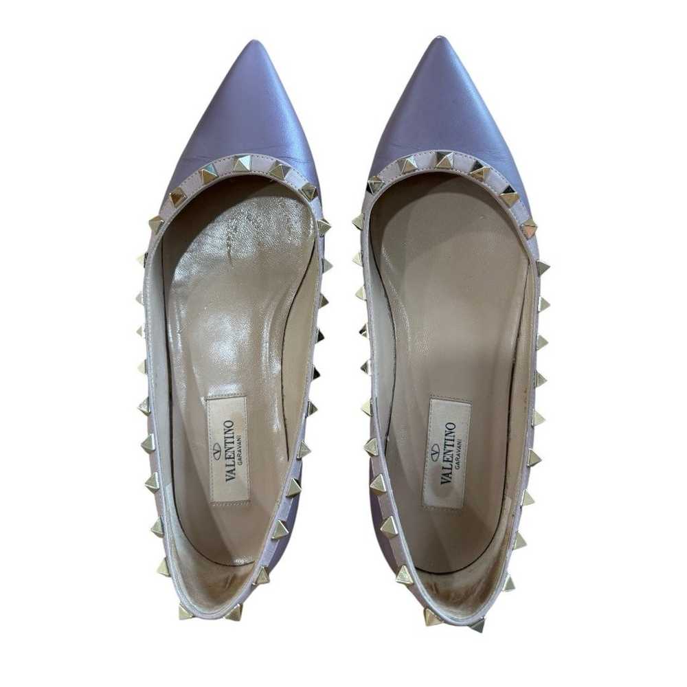 AUTHENTIC Valentino Garavani Rockstud Purple Leat… - image 1