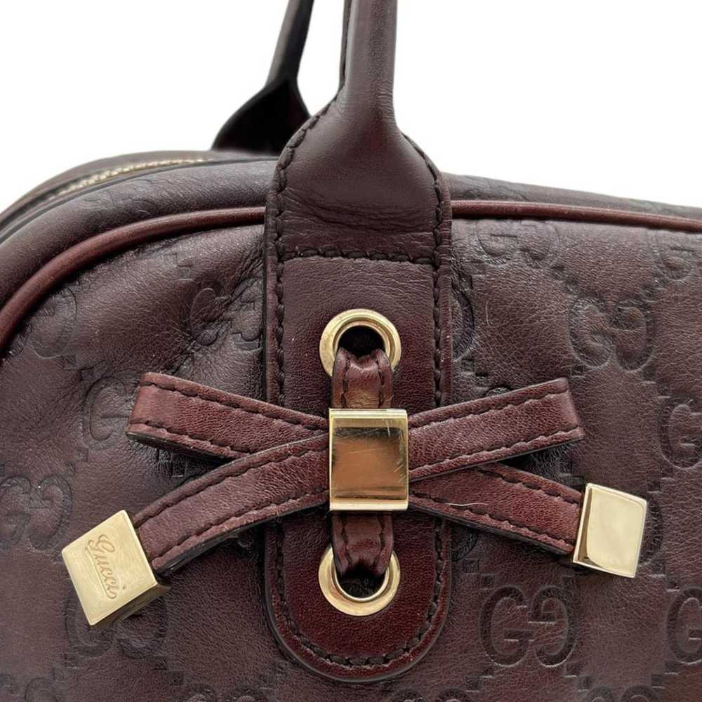 Gucci Boston leather handbag - image 2