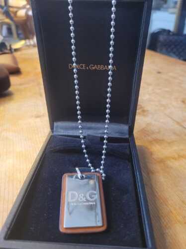 アクセサリー D&G cross dog tag leather necklace Dolce&gabbana style dog tag - Gem