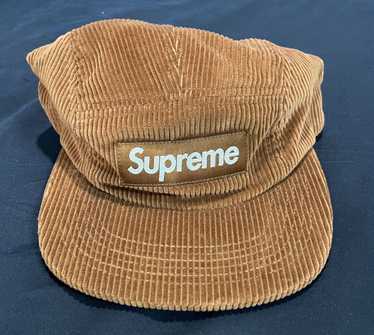 Supreme Supreme Hat Brown Velvet Box Logo - image 1