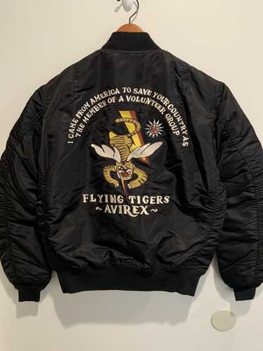 Avirex × Vintage Avirex Flying Tigers MA 1 Bomber 