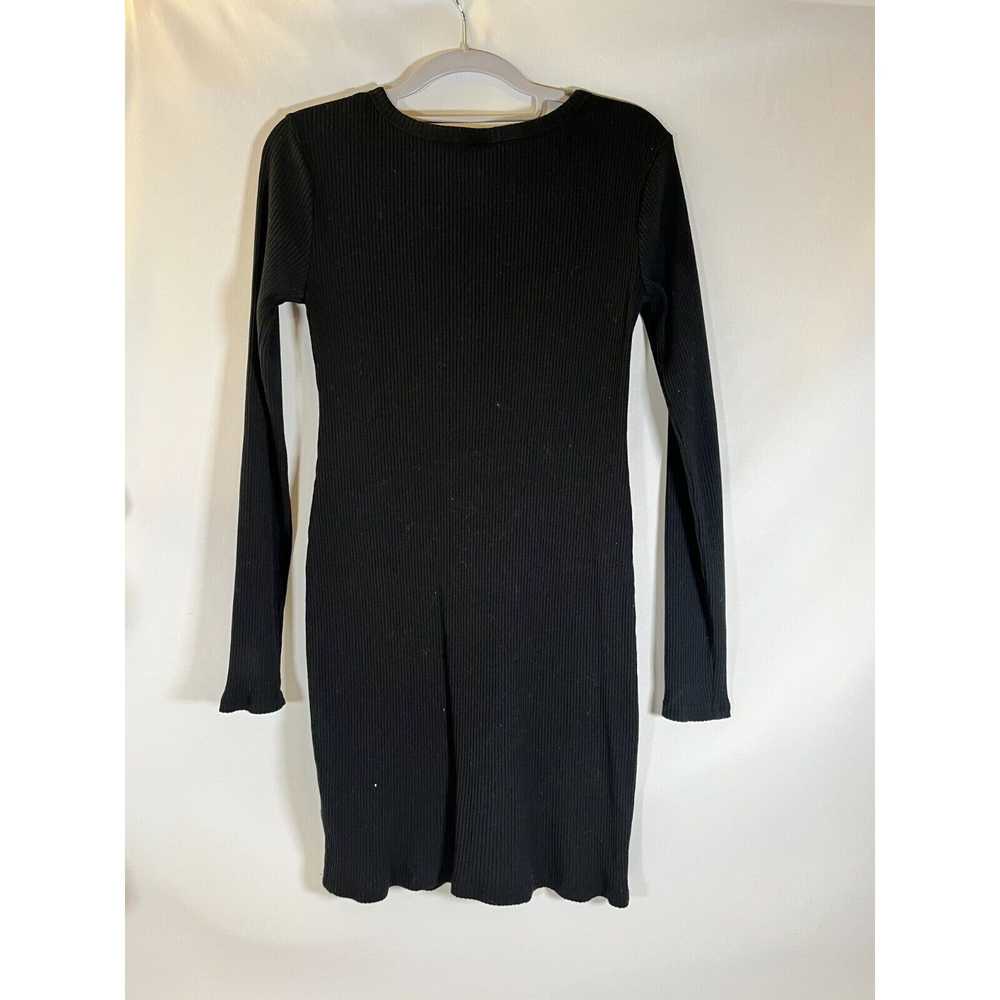 Other Wild Fable Dress Black Long Sleeve Ribbed S… - image 2