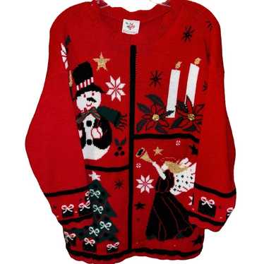 Vintage NutCracker women’s Christmas holiday swea… - image 1