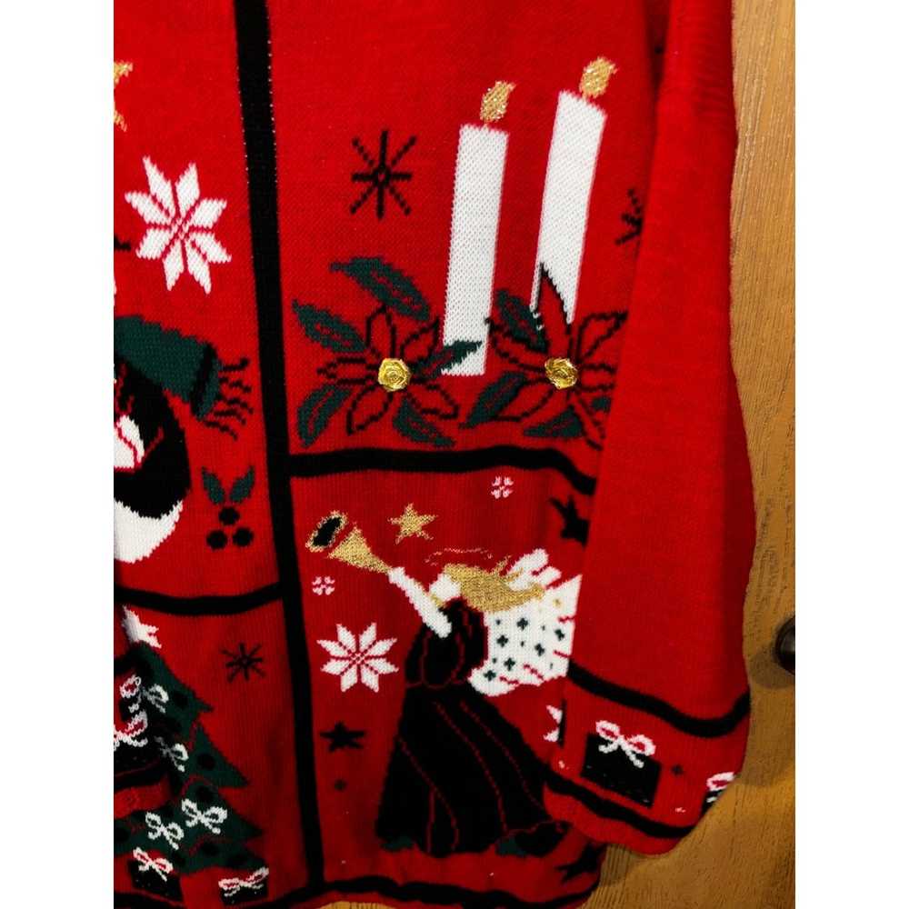 Vintage NutCracker women’s Christmas holiday swea… - image 5