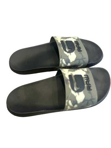 G Star Raw G-star raw Designer logo slippers camou