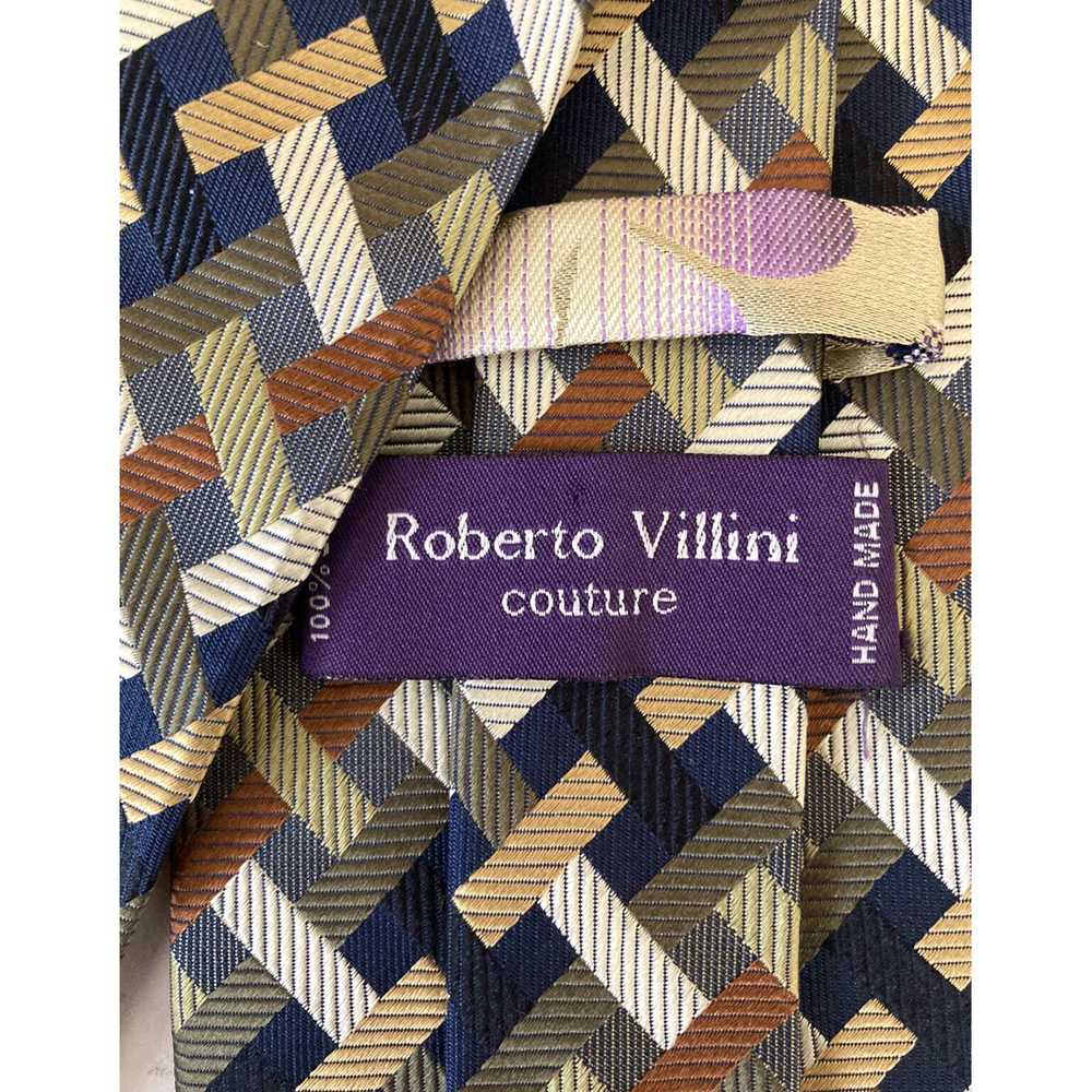 Vintage Luxurious Roberto Villini Couture Silk Ne… - image 4