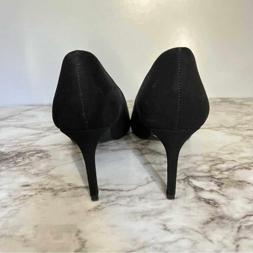 Zara Black Suede Pointed Toe Heels- Size 39 - image 3