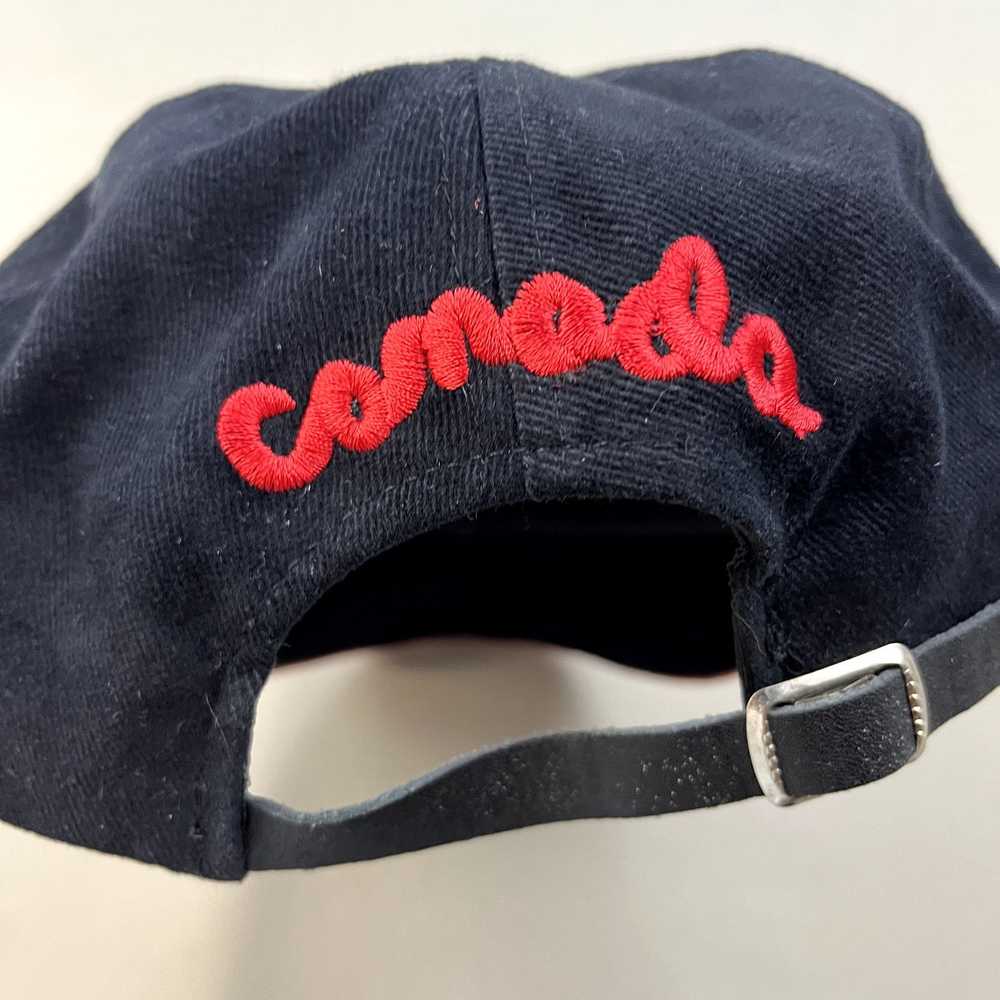 Canada × Vintage Vintage Canada Hat Strapback Bla… - image 5