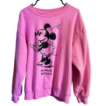 DISNEY PINK MINNIE MOUSE SWEATSHIRT SIZE XXL - image 1