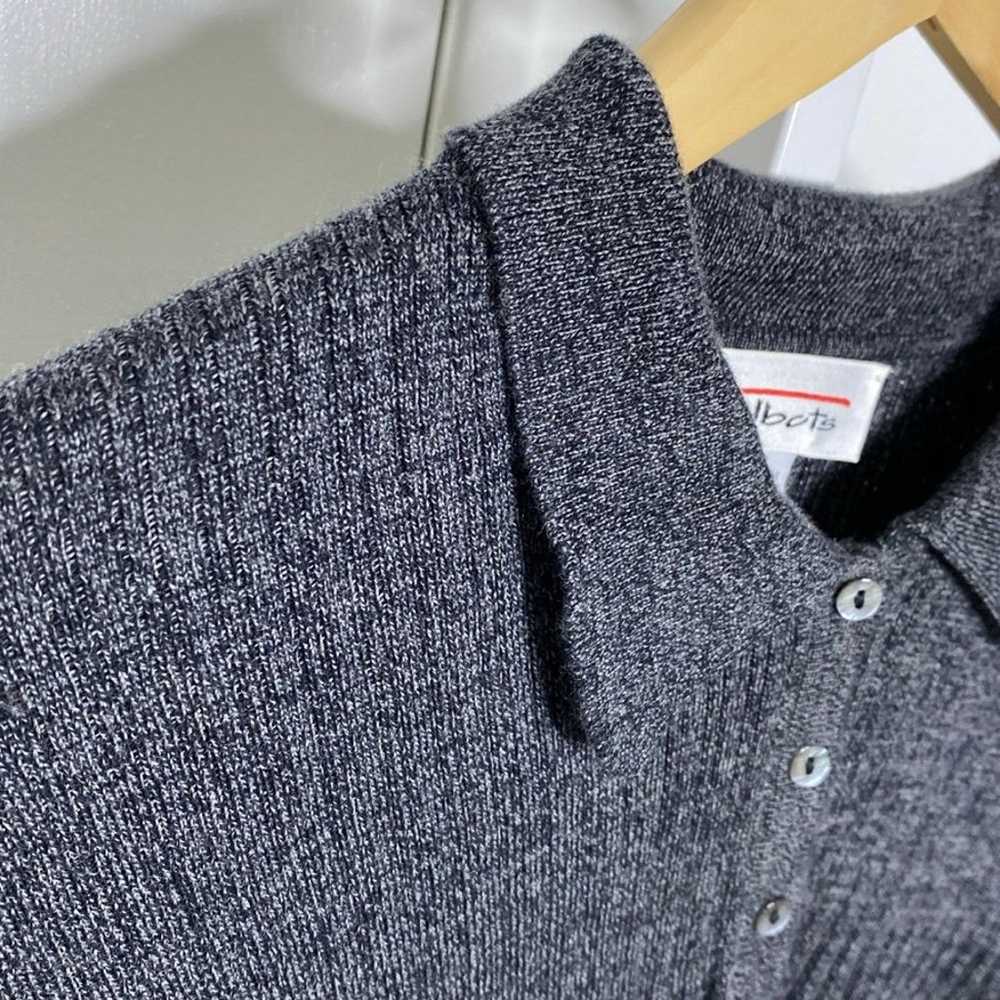 Talbots | VINTAGE Charcoal Grey/Gray Wool/Cotton … - image 5