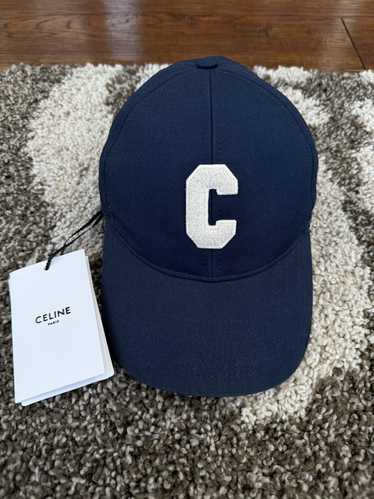 Celine Celine Paris Initial Baseball Cap Cotton Ma