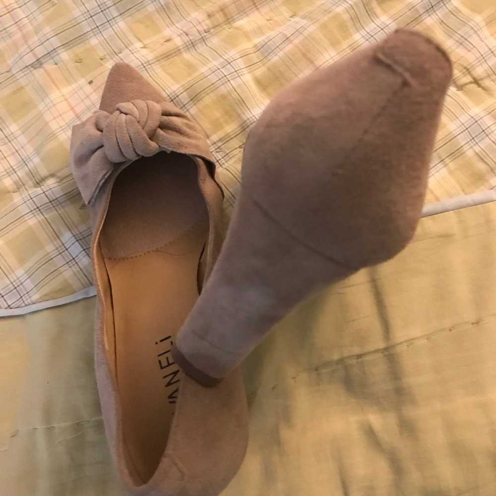 New Vaneli Toro Pumps Truffle Suede Size 6, Beige… - image 6