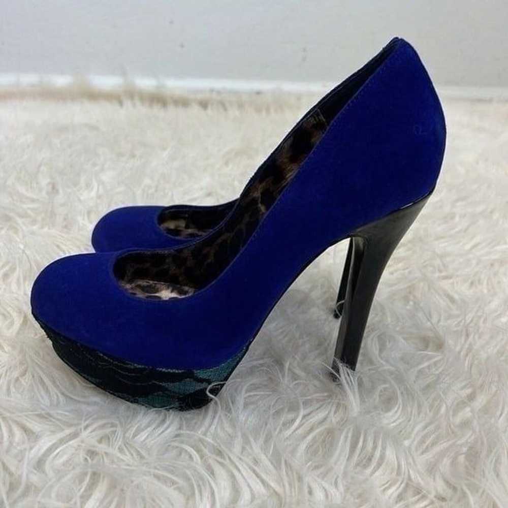 Betsey Johnson Blue Pumps Sz 7.5 Dareah Stiletto … - image 6