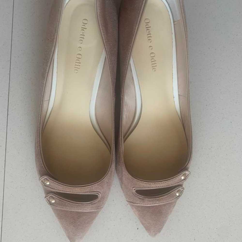 odette and odile Suede Low Heel Pumps - image 2