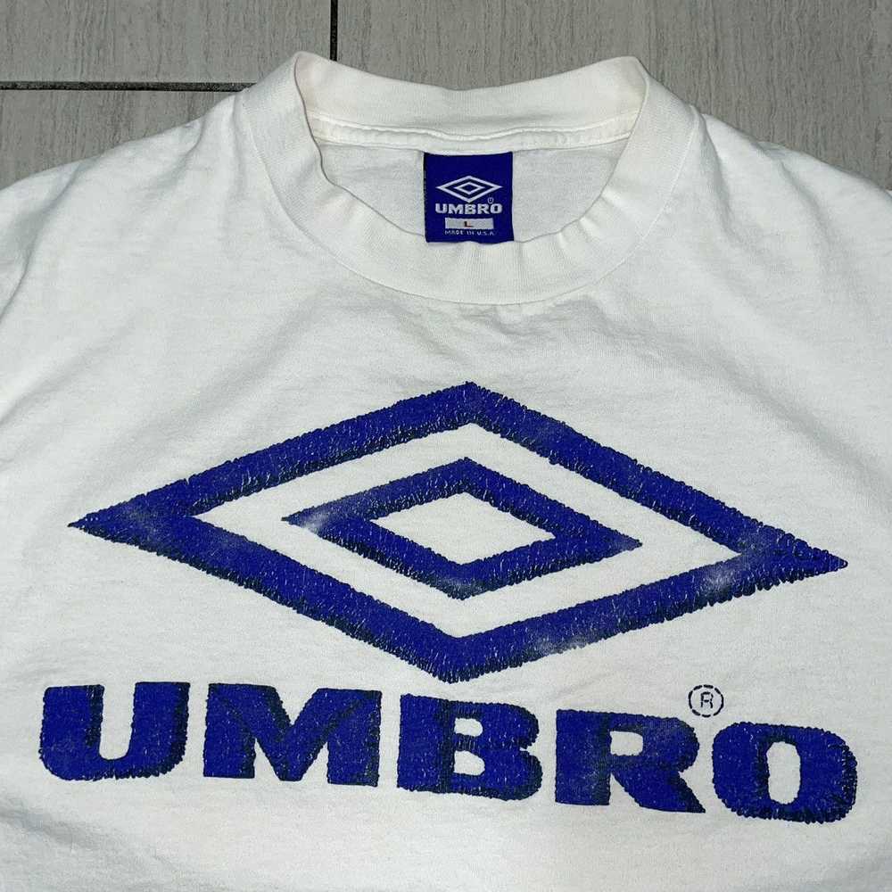 Made In Usa × Umbro Umbro Vintage T-shirt Single … - image 2