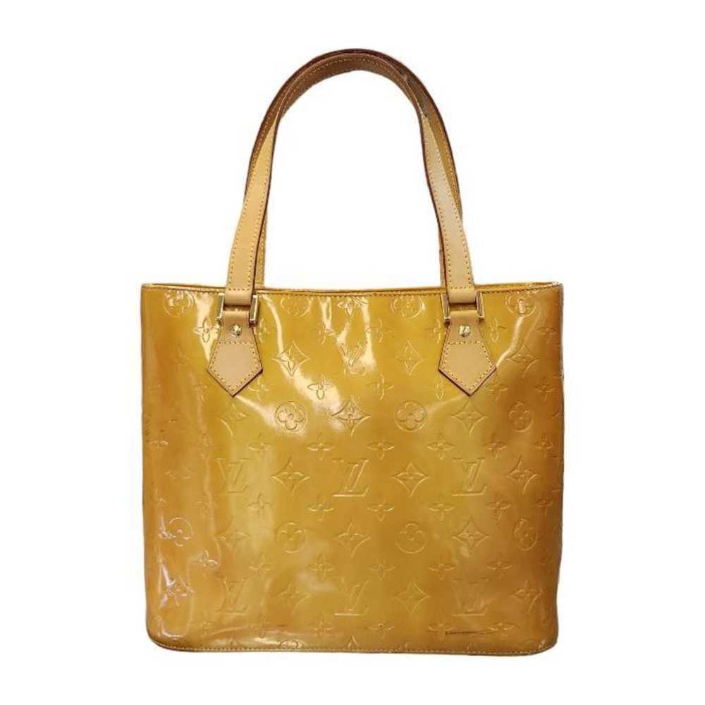 Louis Vuitton Houston Beige Patent Leather Handba… - image 1