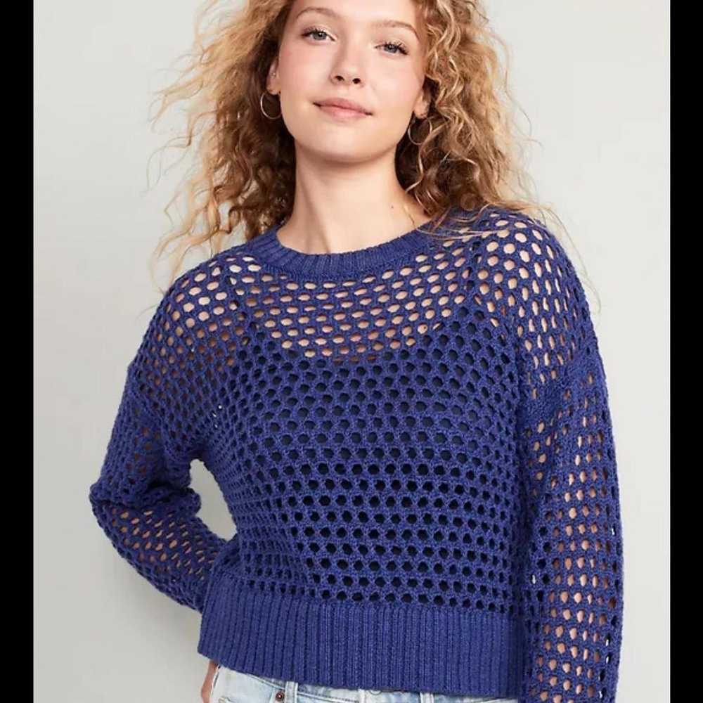 Old Navy Women's Blue Sweater - image 1