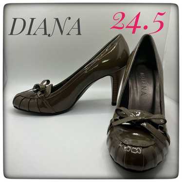 Diana High Heel Ribbon Brown size 24.5