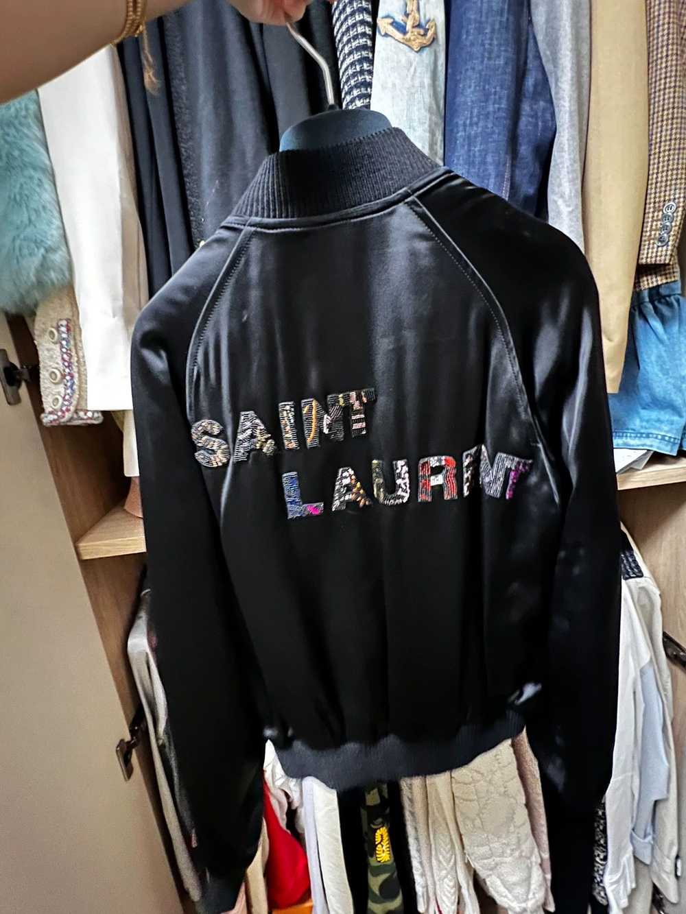 Saint Laurent Paris Saint Laurent Paris Embroider… - image 2