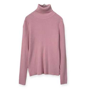 【Involve】Turtle Rib Knit Pink Size F a334 - image 1