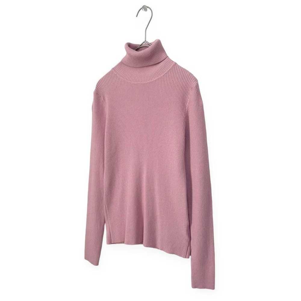 【Involve】Turtle Rib Knit Pink Size F a334 - image 2