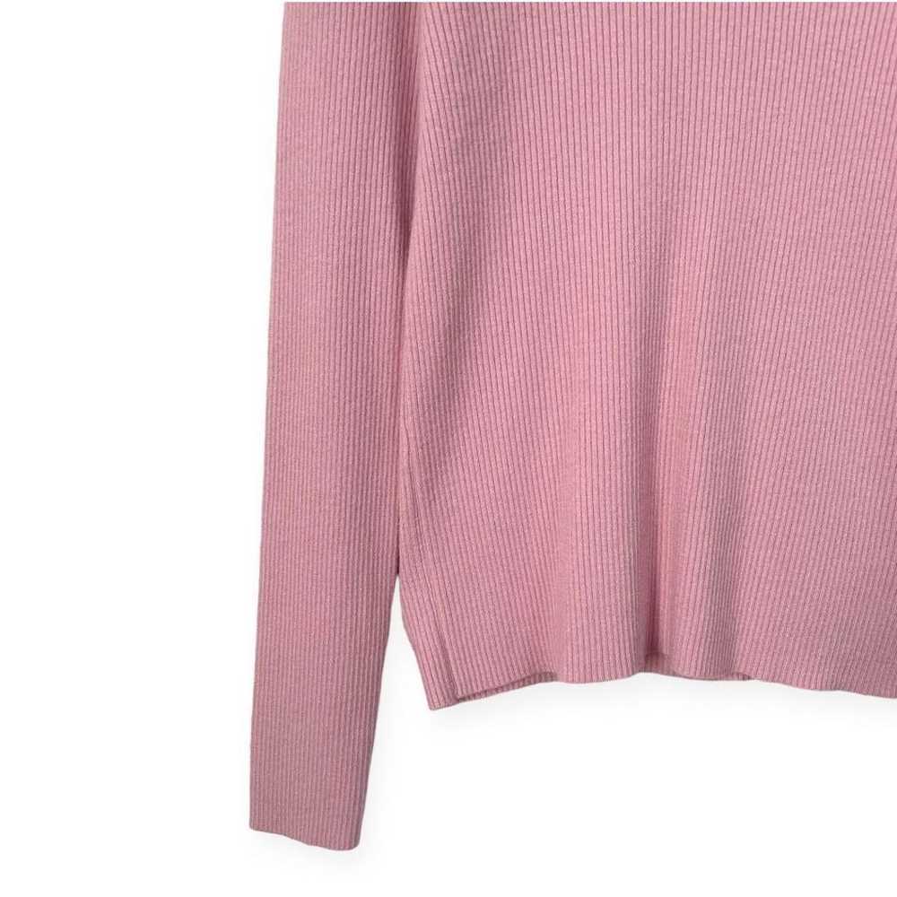 【Involve】Turtle Rib Knit Pink Size F a334 - image 4