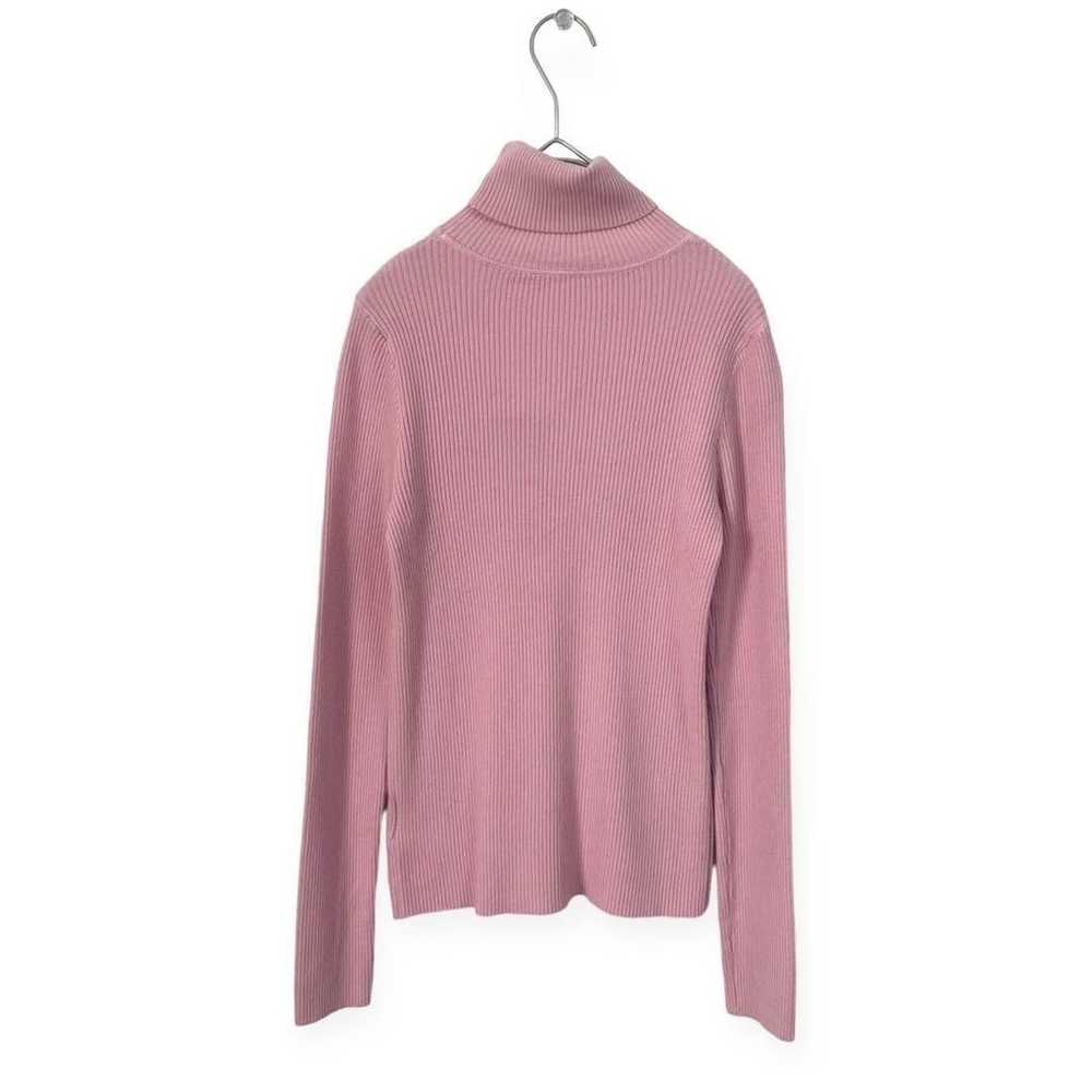 【Involve】Turtle Rib Knit Pink Size F a334 - image 5