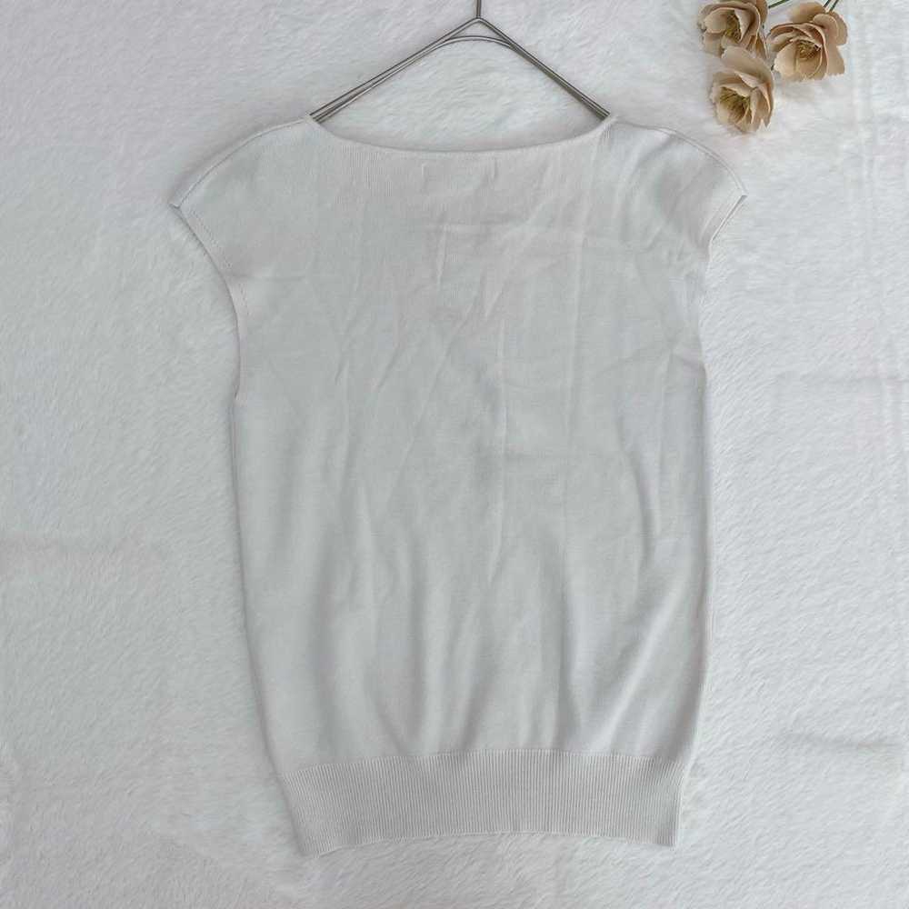 【Andemyu】Women's Sleeveless Knit Top with Ribbed … - image 6