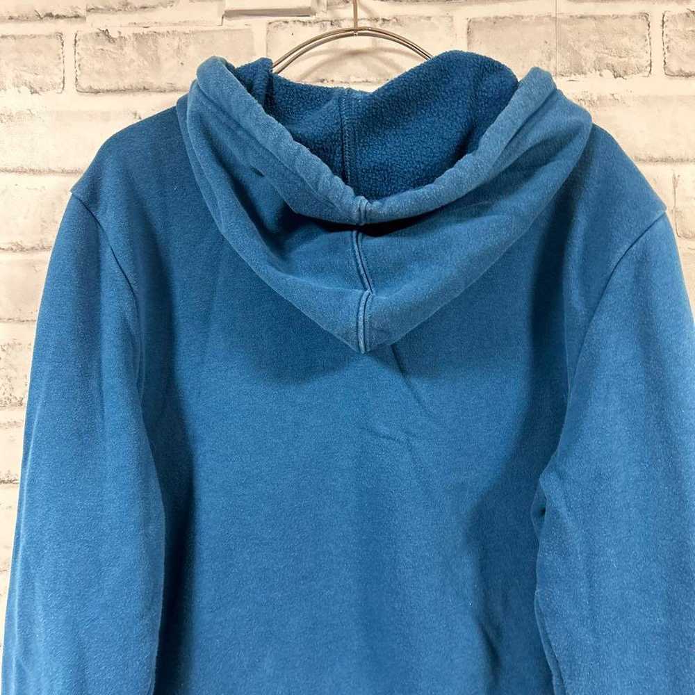 GAP Vintage Hoodie Parka Blue Big Logo - image 11