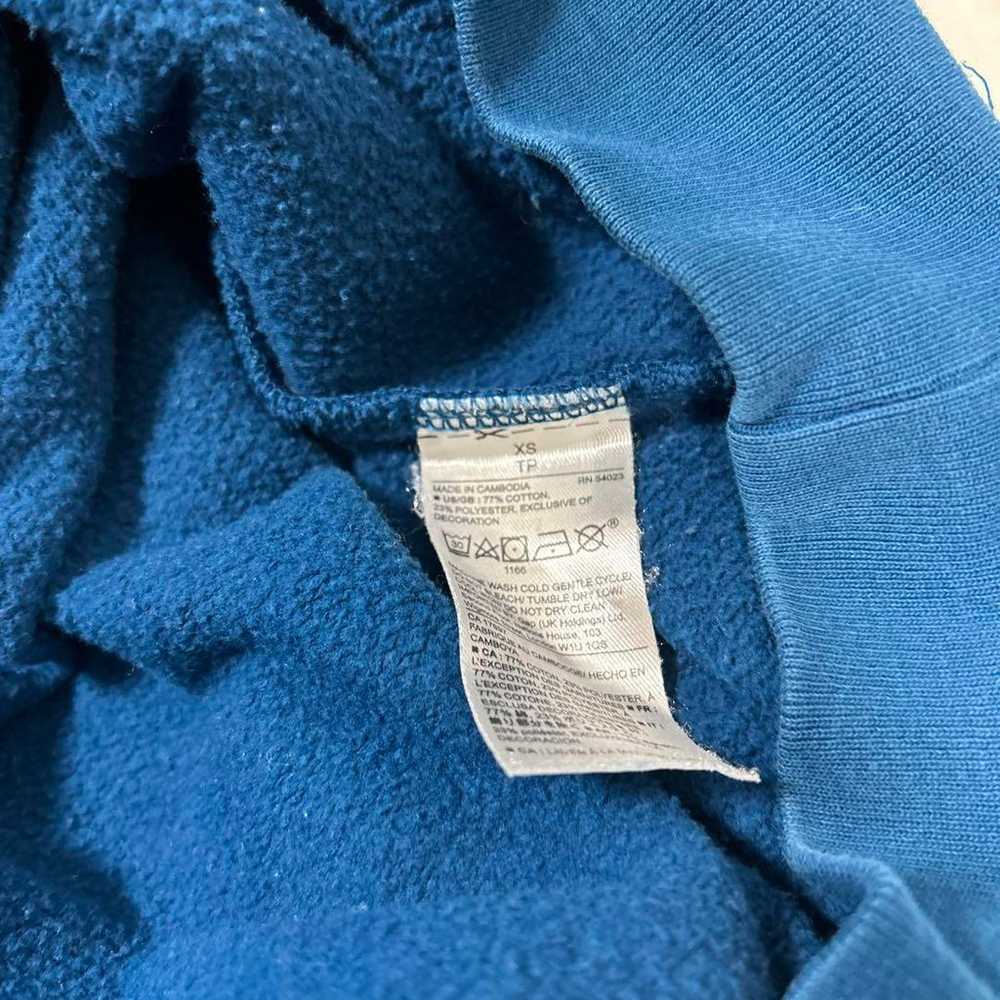 GAP Vintage Hoodie Parka Blue Big Logo - image 12