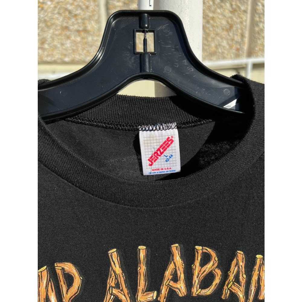 Animal Tee × Jerzees × Vintage 90s Camp Alabama V… - image 3