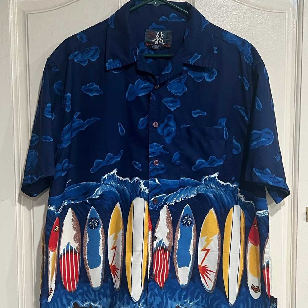 Vintage Impaq Sportswear Y2K Hawaiian Style Surf … - image 1