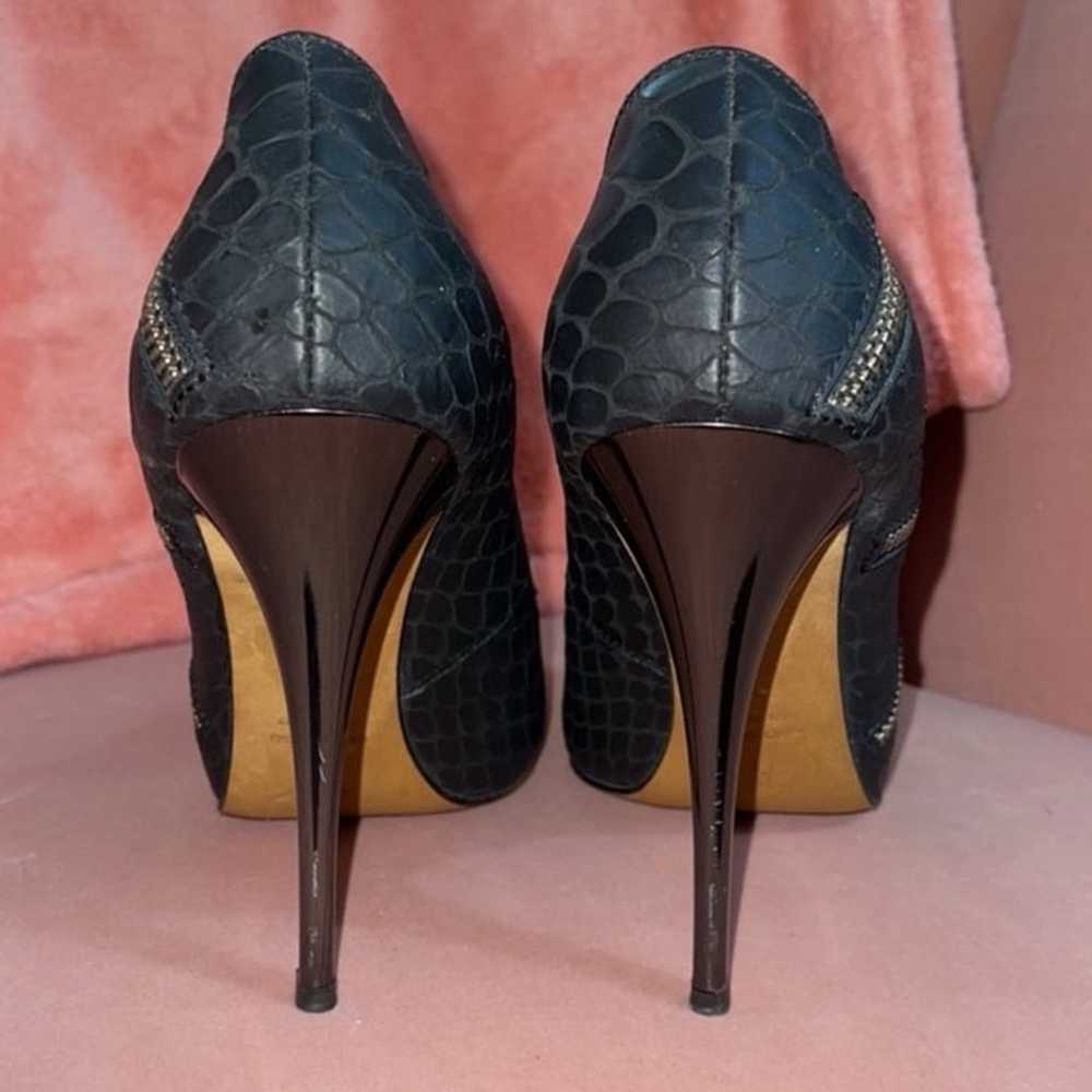 Giuseppe Zanotti High Heel Pump Size 38 Black - s… - image 3