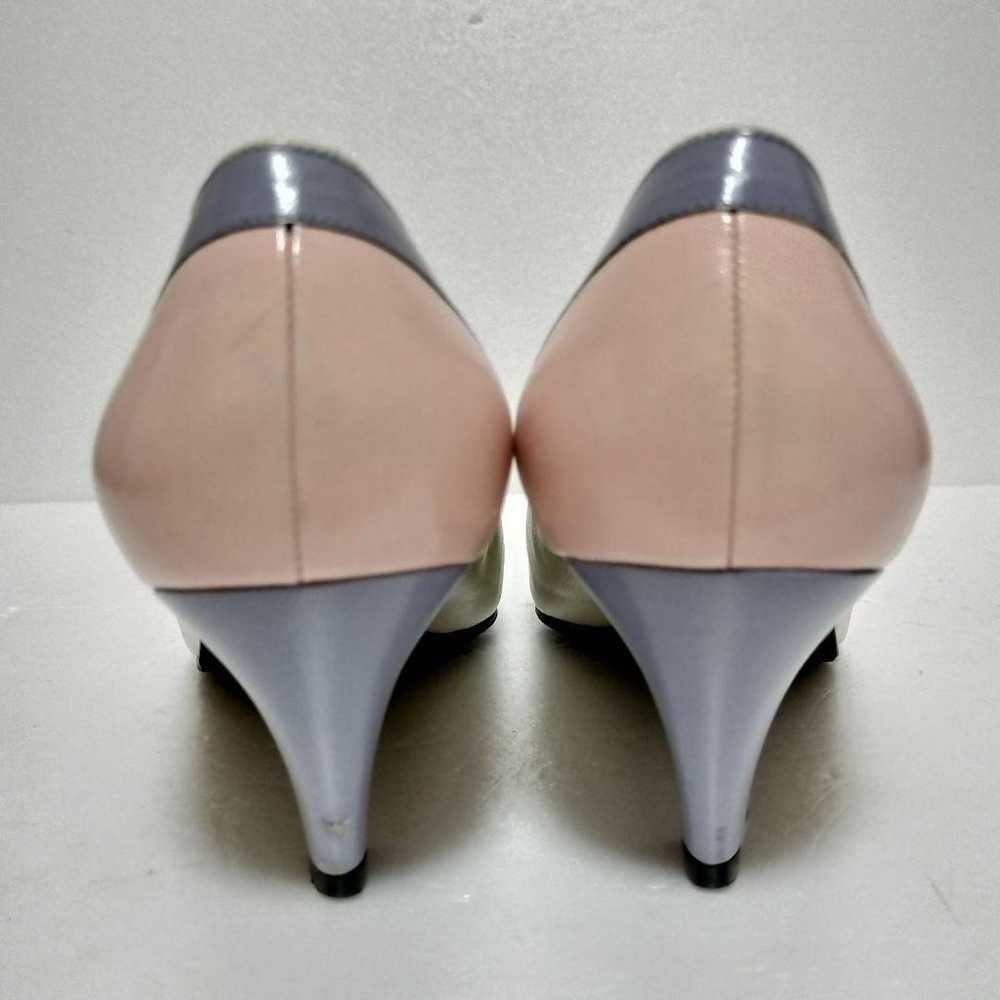 Balenciaga pumps high heel leather white x pink x… - image 6