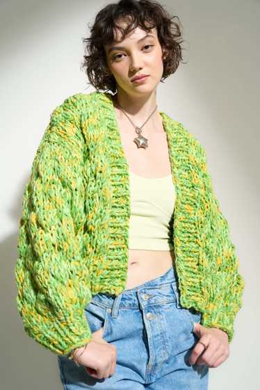 Callahan Gigi Cardigan - Lemon Lime