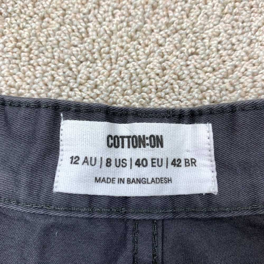 Cotton On Gray Medium Wash Low Rise 5 Pocket Cott… - image 3