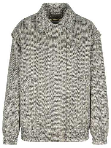 Golden Goose GOLDEN GOOSE Grey Wool Blend Bomber J