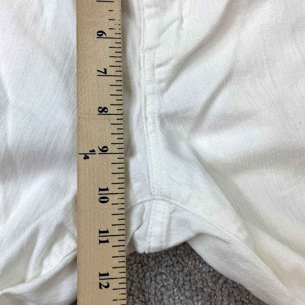 Talbots White Mid Rise Light Wash 5 Pocket Bootcu… - image 4