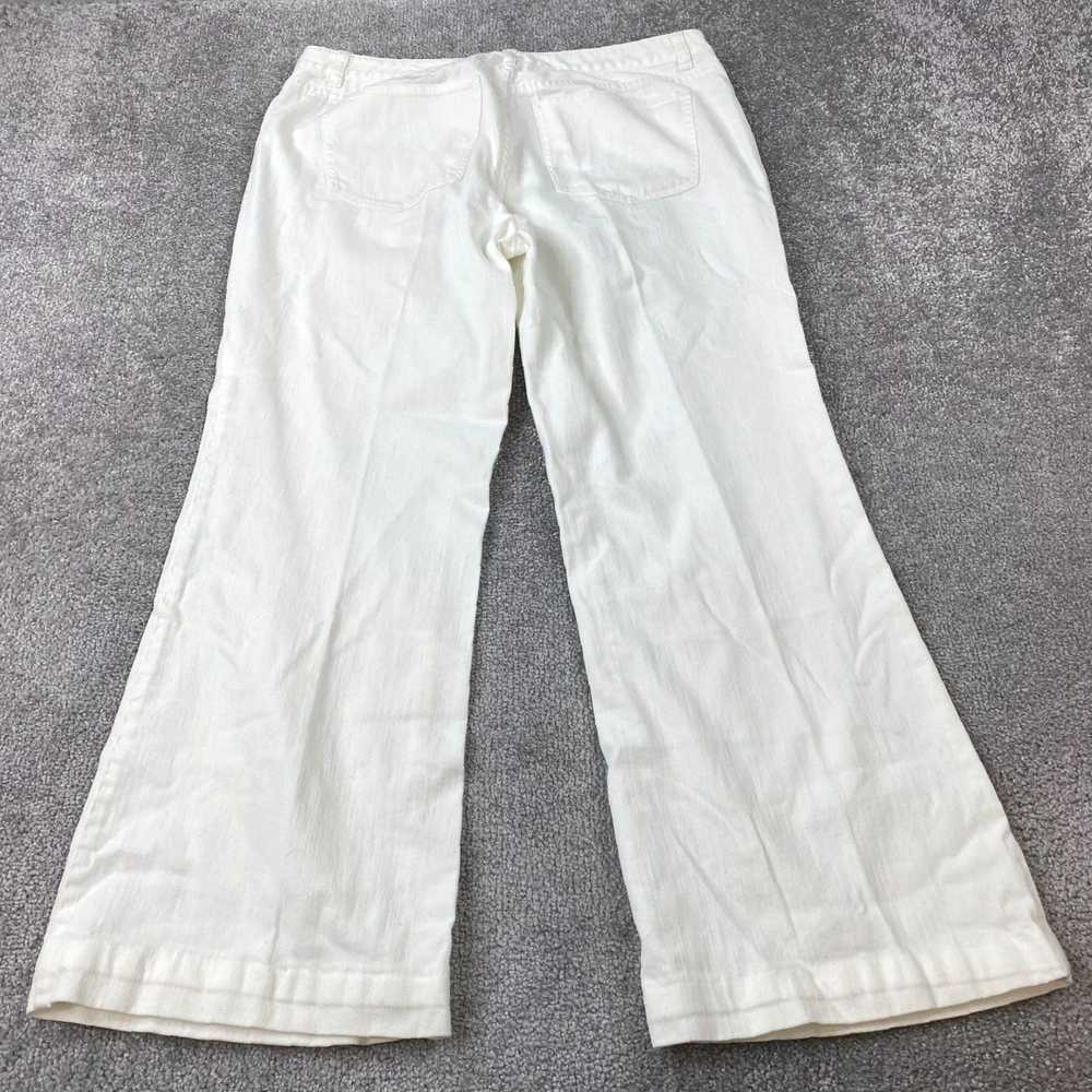 Talbots White Mid Rise Light Wash 5 Pocket Bootcu… - image 5