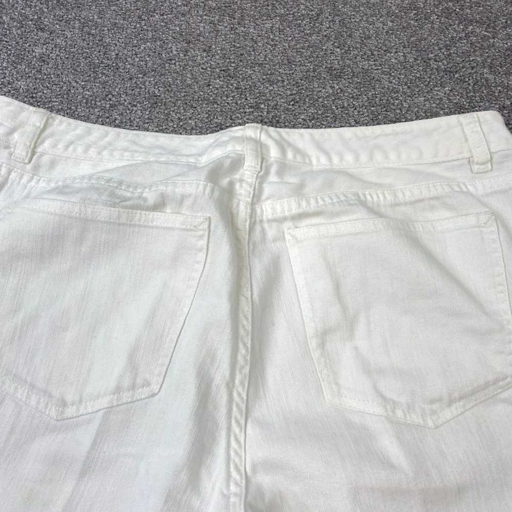 Talbots White Mid Rise Light Wash 5 Pocket Bootcu… - image 6