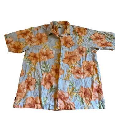 Tommy Bahama Men’s Hibiscus Flowers Print Hawaiian