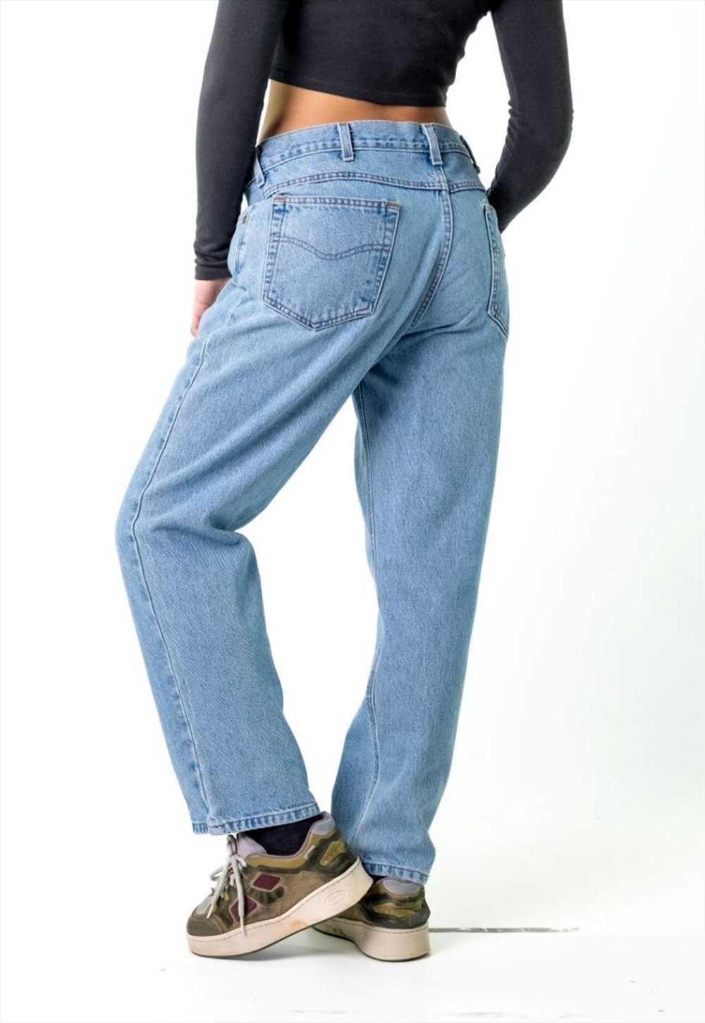 Blue Denim 90s Carhartt Cargo Skater Trousers Pan… - image 3