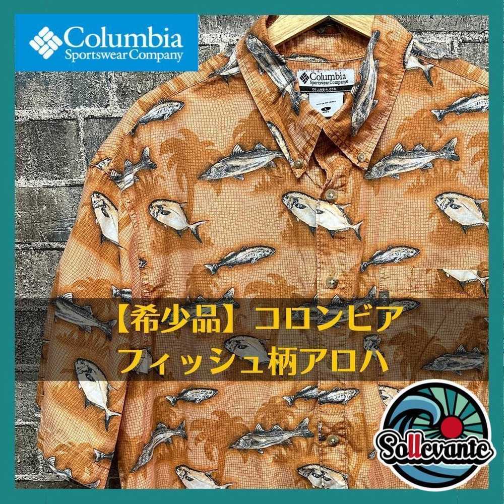 ⭐️Super rare! Fish pattern Aloha Columbia⭐️Columb… - image 1