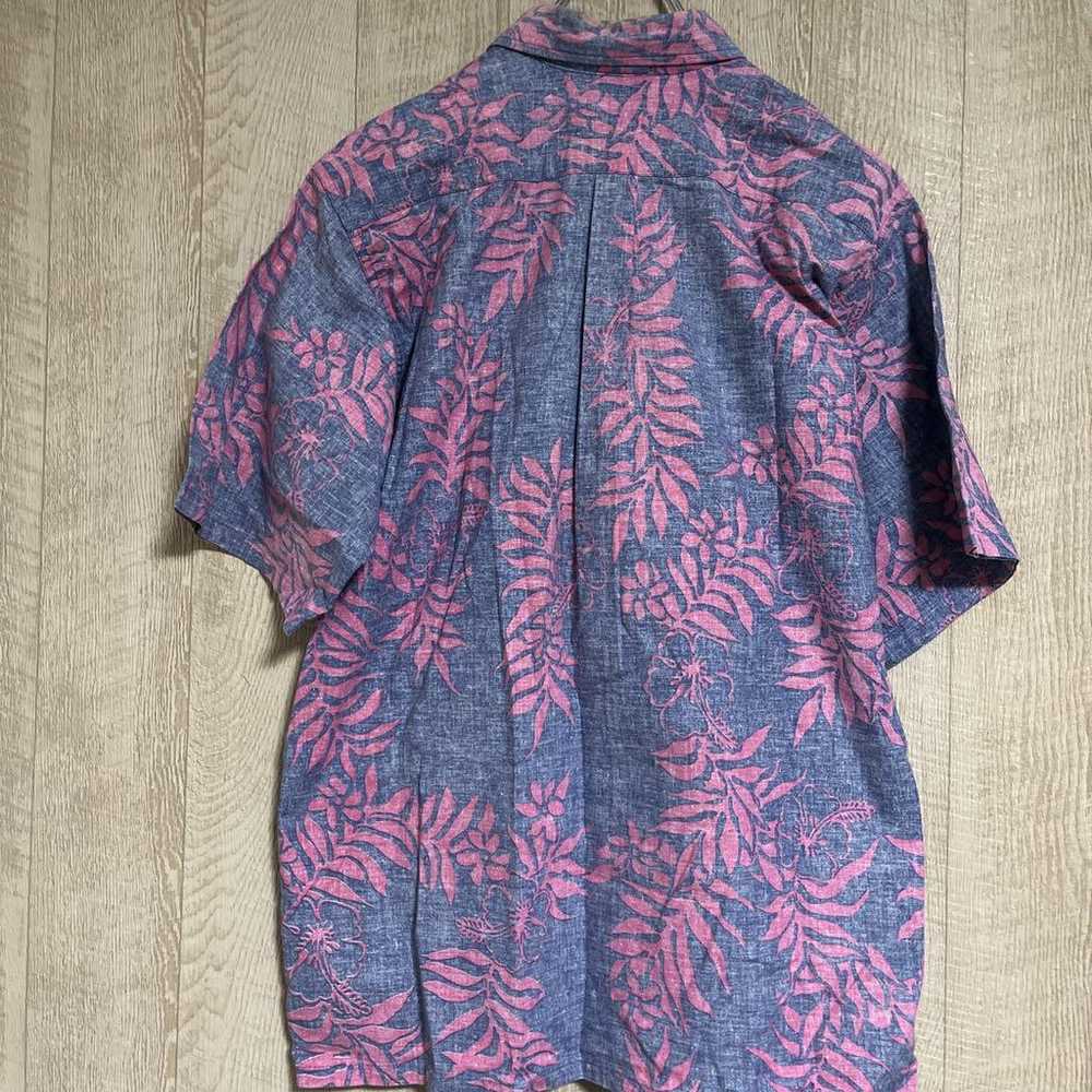 90s USA Made Go Barefoot Aloha Shirt L Full Patte… - image 4